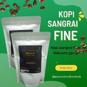 Kopi Bubuk Fine Robusta Senaru 170 gr