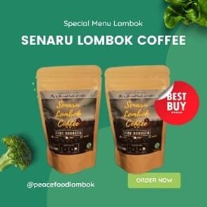 Senaru Lombok Coffee PEACE Roasted Bean 330g